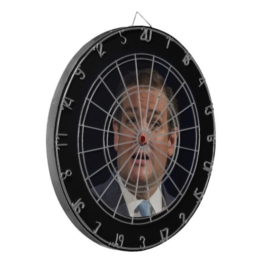 bewerkt ruw dartboard dartbord (Voorkant Links)