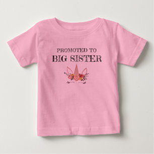Bewerkt tot Big Sister Unicorn T-shirt