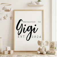 Bewerkt tot Gigi Minimaal Familie Muurkunst