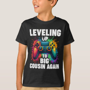 Bewerkt tot grote neef Gamer bereikt grote neef T-shirt