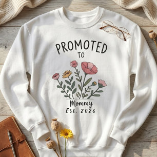 Bewerkt tot Mamma Bloemstijl Jaar Stijl Trui