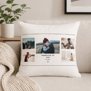 Bewerkt tot Vader Fotocollage – Personaliseer Kussen