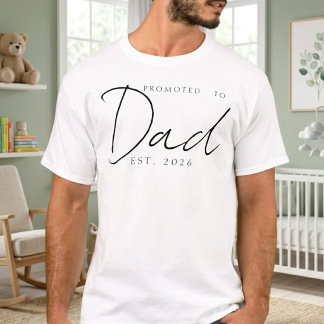 Bewerkt tot Vader Klassiek Oprichtingsjaar Script  T-shirt