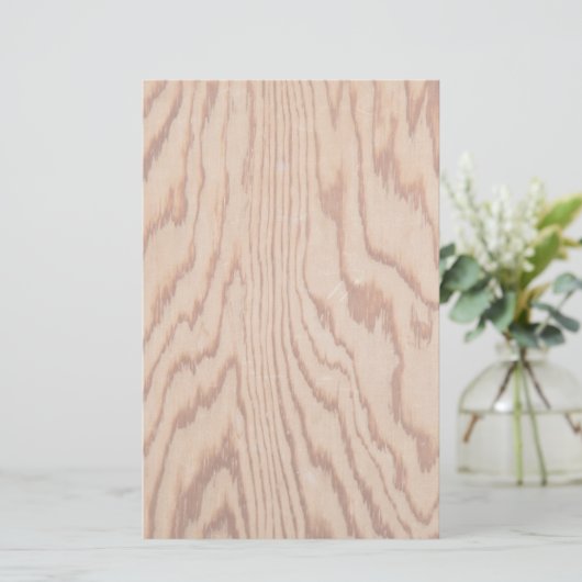 bewerkte houtkorrels briefpapier (Staand voorkant)