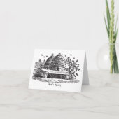  Bewick bijenkorf bijen briefkaarten (Voorkant)