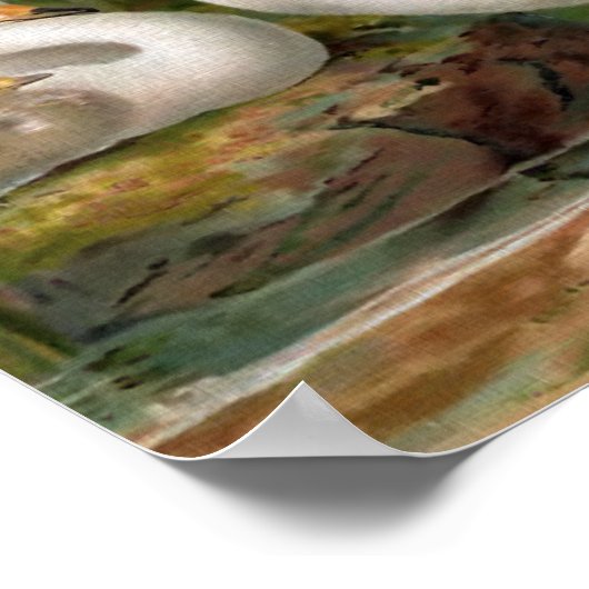 Bewick Swan Poster (Hoek)