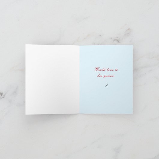  Bewick Valentijn bijenkorf kaart (Binnen)