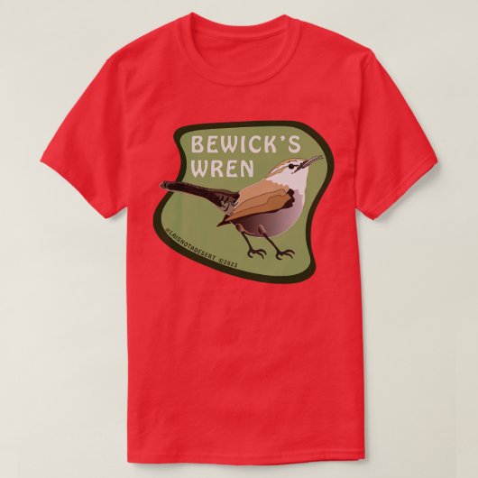 Bewicks Wren TShirt (Design voorkant)