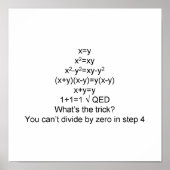 Bewijs 1+1=1 poster (Voorkant)