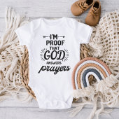 Bewijs dat God gebeden gepersonaliseerde cadeaus b Romper