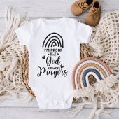 Bewijs dat God gebeden gepersonaliseerde cadeaus b Romper