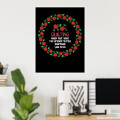 Bewijs dat ik de geduld heb om te blijven staan poster (Thuiskantoor)