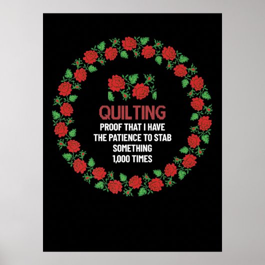 Bewijs dat ik de geduld heb om te blijven staan poster (Voorkant)