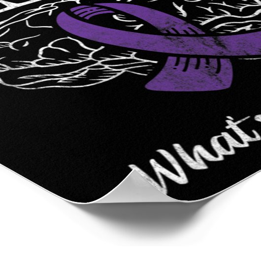 Bewijs dat ik uw excuses voor epilepsie heb poster (Hoek)