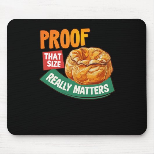 Bewijs dat maat echt is - Yorkshire Pudding Stick Muismat (Voorkant)