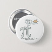 Bewijs dat Pi irrationeel is Ronde Button 5,7 Cm (Voorkant /achterkant)