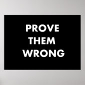 Bewijs dat ze het mis hebben poster (Voorkant)