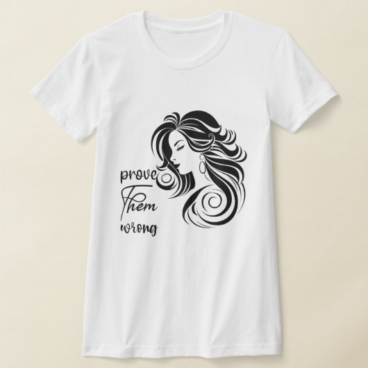 Bewijs dat ze het mis hebben t-shirt (Laagn)