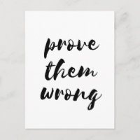 Bewijs hen verkeerd motivatie
