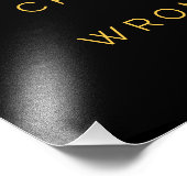 Bewijs hun verkeerde Inspirerend citaten zwart gee Foto Afdruk (Hoek)