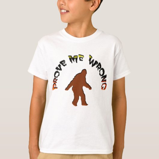 Bewijs me verkeerd t-shirt (Voorkant)