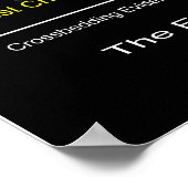 Bewijs van aanzienlijk water op martiaans oppervla poster (Hoek)