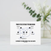 Bewijs van het bestaan van het higgsboson briefkaart (Staand voorkant)