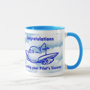 Bewijs van piloten. Je krijgt je vleugels. Gefelic Mok