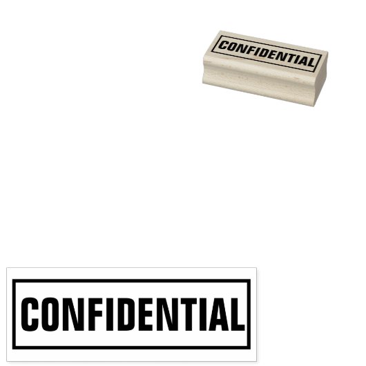 Bewijs vertrouwelijk misdaadspel kantoor prop rubberstempel (Gestempeld)