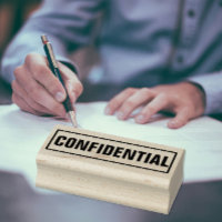 Bewijs vertrouwelijk misdaadspel kantoor prop