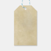 Bewijs ware misdaadmoord mysterie partij voor labe cadeaulabel (Achterkant)