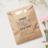 Bewijsketen van de georganiseerde misdaad spelen e bedankzakje (Gezegeld)