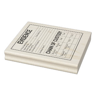 Bewijsketen van de georganiseerde misdaad spelen e rubberstempel