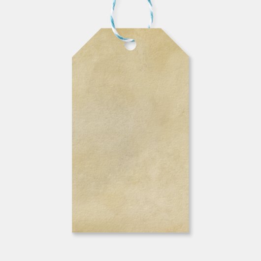 Bewijsketen van het spelletje van het misdrijf van cadeaulabel (Achterkant)