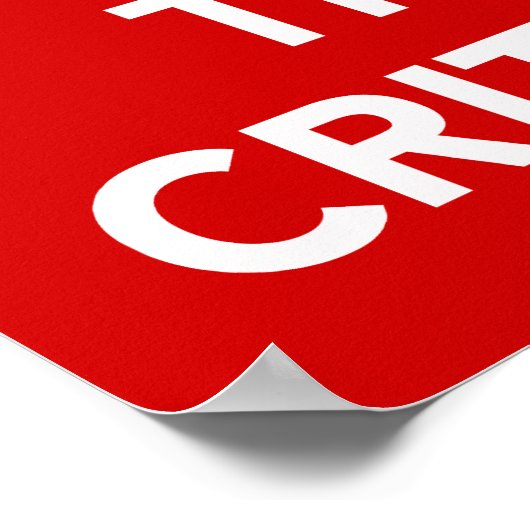 Bewijsmateriaal van de vraag en denk kritisch poster (Hoek)