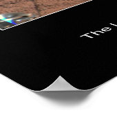 Bewijsmateriaal voor een waterafscheiding op Mars Poster (Hoek)