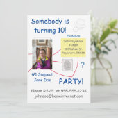 Bewijsraad voor Mystery Crime Solving Kaart (Staand voorkant)