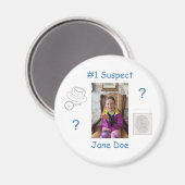 Bewijsraad voor Mystery Crime Solving Magneet (Voorkant / Achterkant)