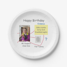 Bewijsraad voor Mystery Crime Solving Papieren Bordje
