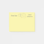 Bewijsraad voor Mystery Crime Solving Post-it® Notes (Voorkant)