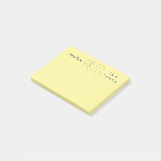 Bewijsraad voor Mystery Crime Solving Post-it® Notes (Schuin)