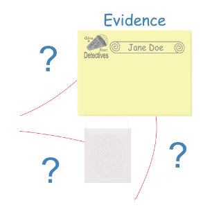 Bewijsraad voor Mystery Crime Solving Post-it® Notes