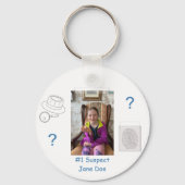 Bewijsraad voor Mystery Crime Solving Sleutelhanger (Voorkant)