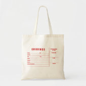 Bewijszak Tote Bag (Voorkant)
