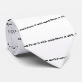 bewijzen met wiskunde stropdas (Opgerold)