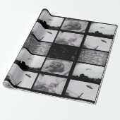 Bewijzen van emailpapier voor buitenlanders en ufo cadeaupapier (Uitgerold)