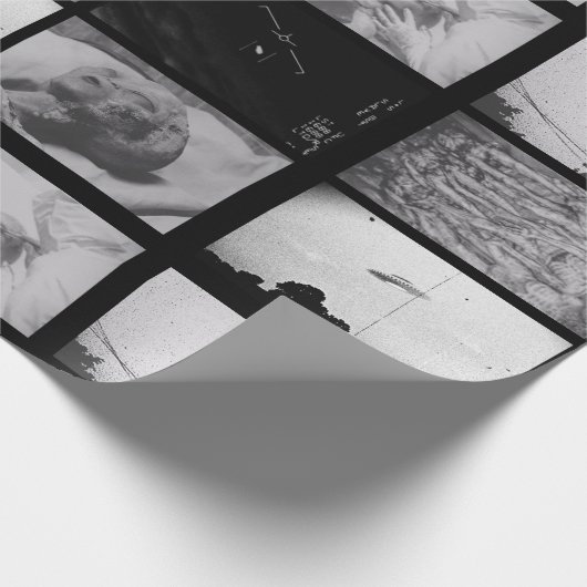 Bewijzen van emailpapier voor buitenlanders en ufo cadeaupapier (Hoek)