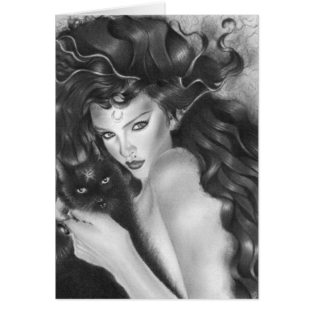 Bewitcard voor Kat (Voorkant)