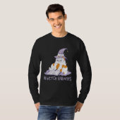 Bewitch Enemies Magic Cat Witch Saying Witchcraft T-shirt (Voorkant volledig)
