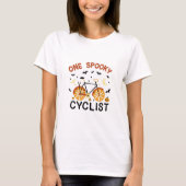 Bewitched Bicycle Rider Design T-shirt (Voorkant)